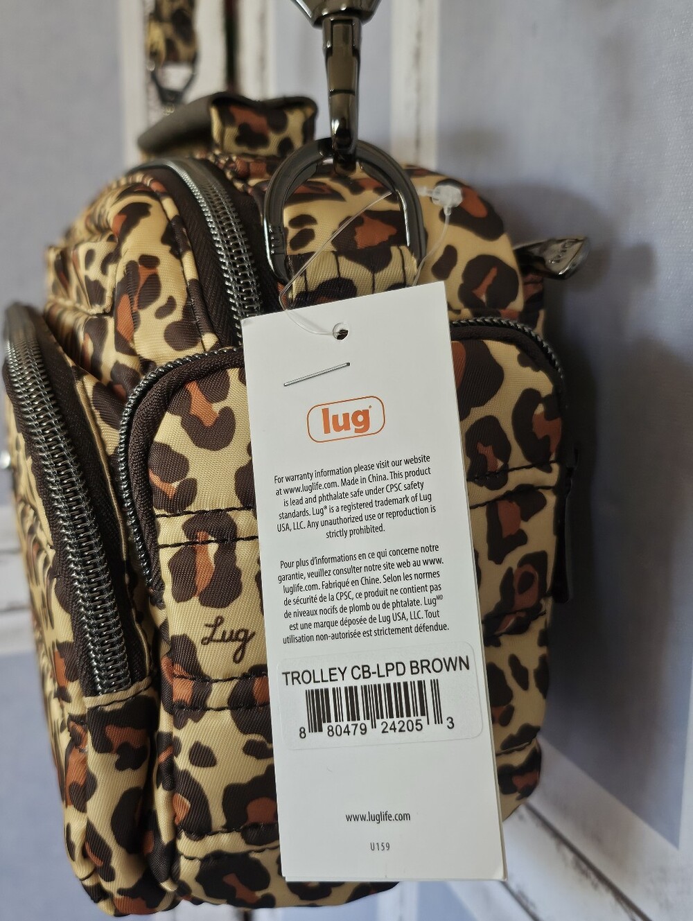$90 Retail NWT Lug Leopard Trolley Crossbody - Rare, Sold-Out Gem! - Picture 3 of 16